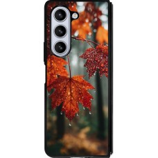 Samsung Galaxy Z Fold5 Case Hülle - Silikon schwarz Autumn 25 Rain