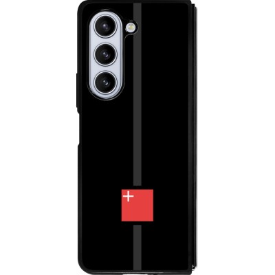 Samsung Galaxy Z Fold5 Case Hülle - Silikon schwarz Kanton SZ schwarz