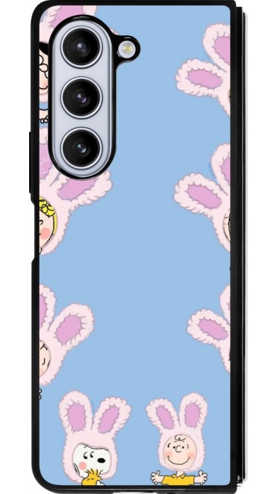 Samsung Galaxy Z Fold5 Case Hülle - Silikon schwarz Easter 2026 Snoopy