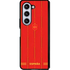 Samsung Galaxy Z Fold5 Case Hülle - Silikon schwarz Spanien 2026 personalisierbares Fussballtrikot