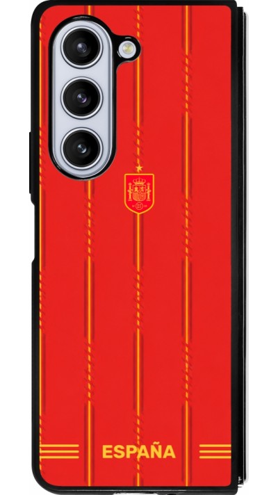 Samsung Galaxy Z Fold5 Case Hülle - Silikon schwarz Spanien 2026 personalisierbares Fussballtrikot