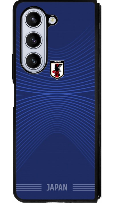 Samsung Galaxy Z Fold5 Case Hülle - Silikon schwarz Japan 2026 personalisierbares Fussballtrikot