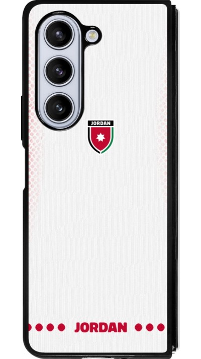 Samsung Galaxy Z Fold5 Case Hülle - Silikon schwarz Jordanien 2026 personalisierbares Fussballtrikot