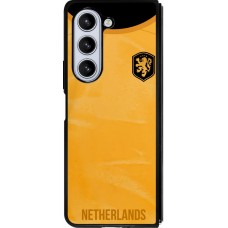 Samsung Galaxy Z Fold5 Case Hülle - Silikon schwarz Holland 2022 personalisierbares Fußballtrikot