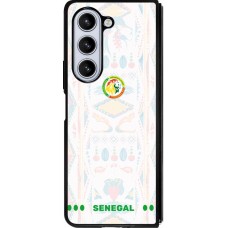 Samsung Galaxy Z Fold5 Case Hülle - Silikon schwarz Senegal 2026 personalisierbares Fussballtrikot