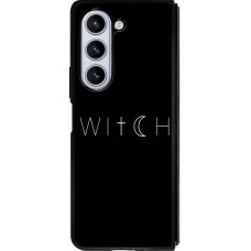 Samsung Galaxy Z Fold5 Case Hülle - Silikon schwarz Halloween 22 witch word