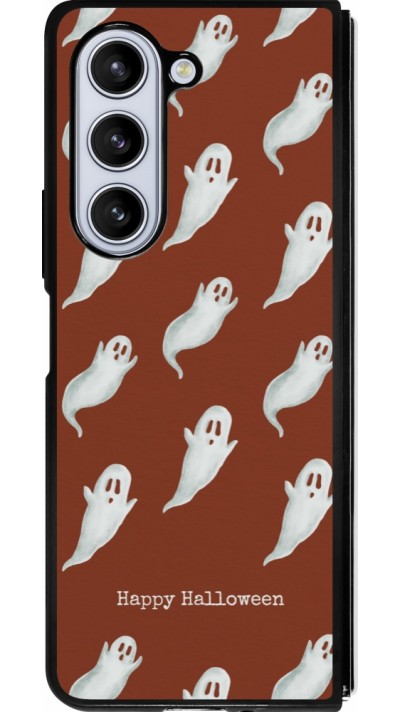 Samsung Galaxy Z Fold5 Case Hülle - Silikon schwarz Halloween 2025 Pattern of ghosts