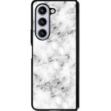 Samsung Galaxy Z Fold5 Case Hülle - Silikon schwarz Marble 01