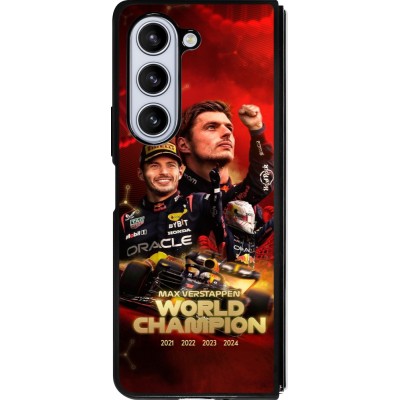 Samsung Galaxy Z Fold5 Case Hülle - Silikon schwarz Max Verstappen Champion 2023