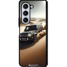 Samsung Galaxy Z Fold5 Case Hülle - Silikon schwarz Mercedes G Drift Wueste