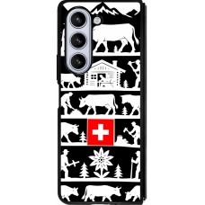 Samsung Galaxy Z Fold5 Case Hülle - Silikon schwarz Poya Schweiz 1 schwarz