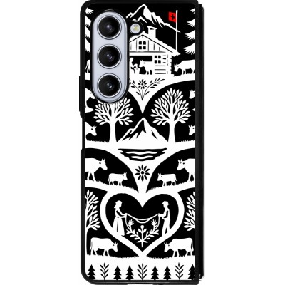 Samsung Galaxy Z Fold5 Case Hülle - Silikon schwarz Poya Schweiz 2 schwarz