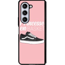 Samsung Galaxy Z Fold5 Case Hülle - Silikon schwarz princesse en basket