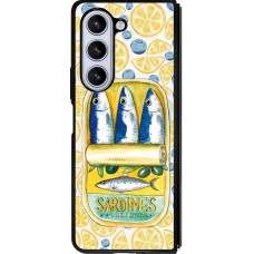 Samsung Galaxy Z Fold5 Case Hülle - Silikon schwarz Sardines in oil 2026
