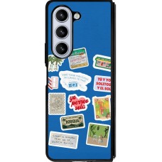 Samsung Galaxy Z Fold5 Case Hülle - Silikon schwarz Seals of the Dominican Republic DTMF