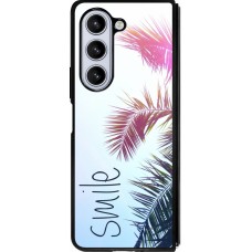 Samsung Galaxy Z Fold5 Case Hülle - Silikon schwarz Smile 05