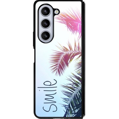 Samsung Galaxy Z Fold5 Case Hülle - Silikon schwarz Smile 05