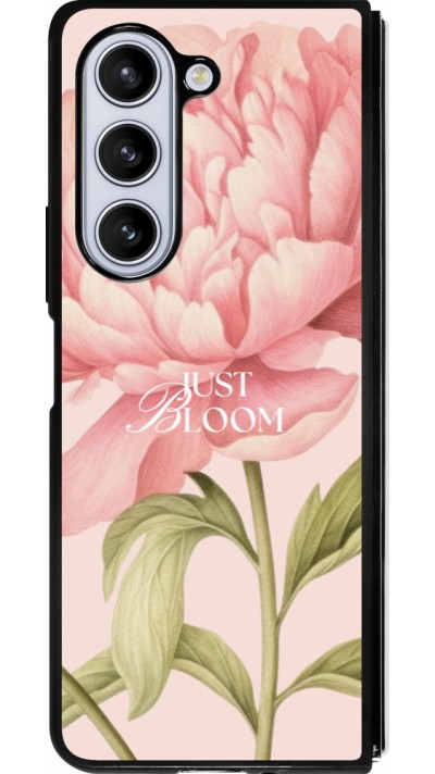 Coque Samsung Galaxy Z Fold5 - Silicone rigide noir Just Bloom Spring 2026