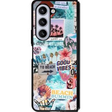 Samsung Galaxy Z Fold5 Case Hülle - Silikon schwarz Summer 20 collage