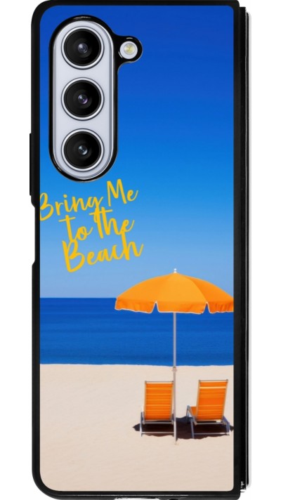 Samsung Galaxy Z Fold5 Case Hülle - Silikon schwarz Summer 2025 Bring me to the beach