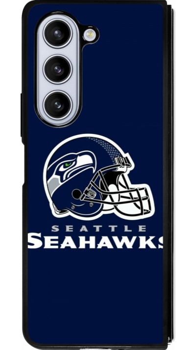 Coque Samsung Galaxy Z Fold5 - Silicone rigide noir Super Bowl 26 Seattle 3