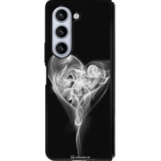Samsung Galaxy Z Fold5 Case Hülle - Silikon schwarz Valentine 2022 Black Smoke