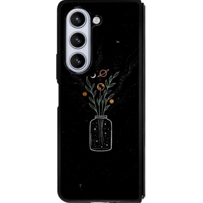 Samsung Galaxy Z Fold5 Case Hülle - Silikon schwarz Vase black