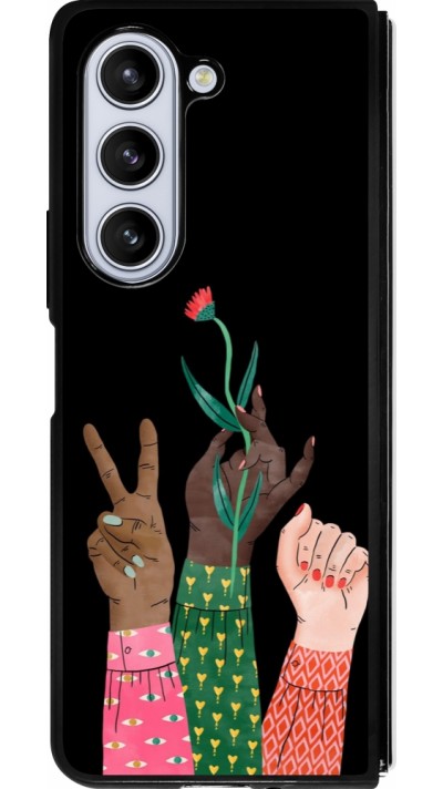 Samsung Galaxy Z Fold5 Case Hülle - Silikon schwarz Womens day 2026 2