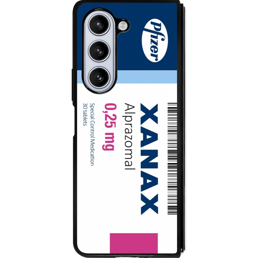 Samsung Galaxy Z Fold5 Case Hülle - Silikon schwarz Xanax Alprazolam 2025