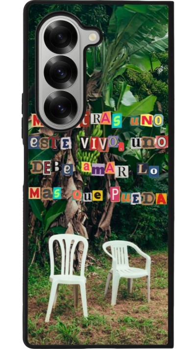 Coque Samsung Galaxy Z Fold6 - Silicone rigide noir Chairs DTMF