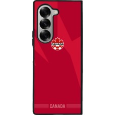 Samsung Galaxy Z Fold6 Case Hülle - Silikon schwarz Kanada 2026 personalisierbares Fussballtrikot