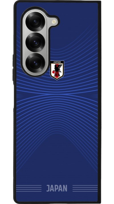 Samsung Galaxy Z Fold6 Case Hülle - Silikon schwarz Japan 2022 personalisierbares Fussballtrikot