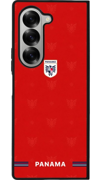 Coque Samsung Galaxy Z Fold6 - Silicone rigide noir Maillot de football Panama 2026 personnalisable