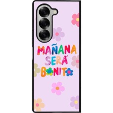 Samsung Galaxy Z Fold6 Case Hülle - Silikon schwarz Karol G Manana sera bonito