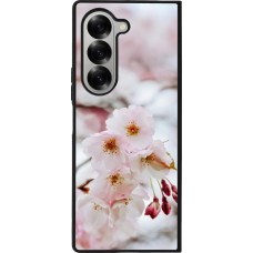 Samsung Galaxy Z Fold6 Case Hülle - Silikon schwarz Cherry tree Spring 2026