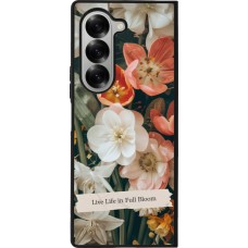 Samsung Galaxy Z Fold6 Case Hülle - Silikon schwarz Full Bloom Spring 2026