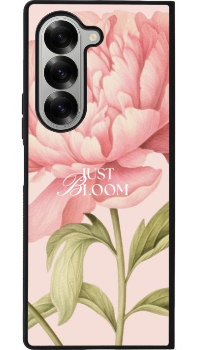 Coque Samsung Galaxy Z Fold6 - Silicone rigide noir Just Bloom Spring 2026