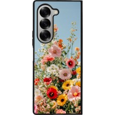 Samsung Galaxy Z Fold6 Case Hülle - Silikon schwarz Spring flowers Spring 2026