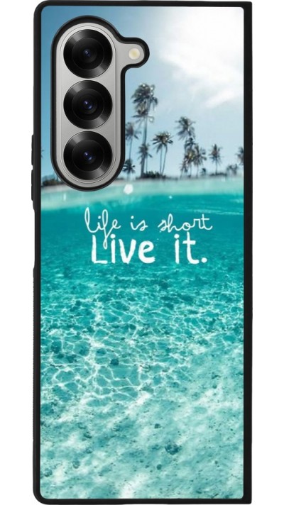 Samsung Galaxy Z Fold6 Case Hülle - Silikon schwarz Summer 18 24