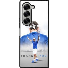 Samsung Galaxy Z Fold6 Case Hülle - Silikon schwarz Thank you Roger