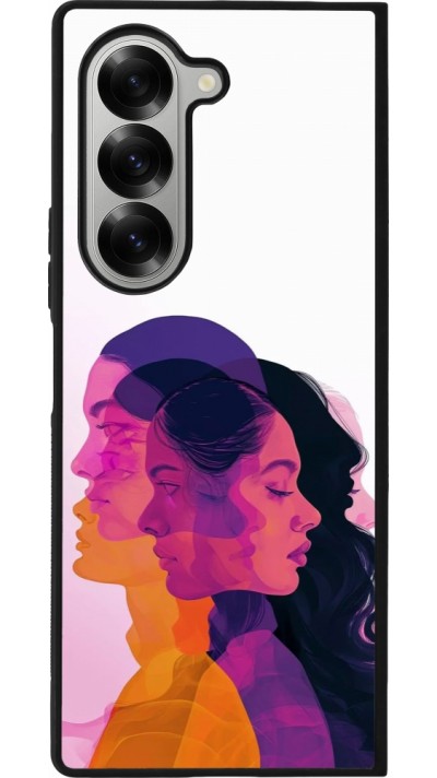 Coque Samsung Galaxy Z Fold6 - Silicone rigide noir Womens day 2026 10