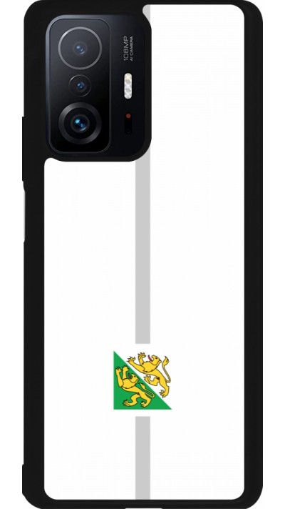 Xiaomi 11T Case Hülle - Silikon schwarz Kanton TG weiss