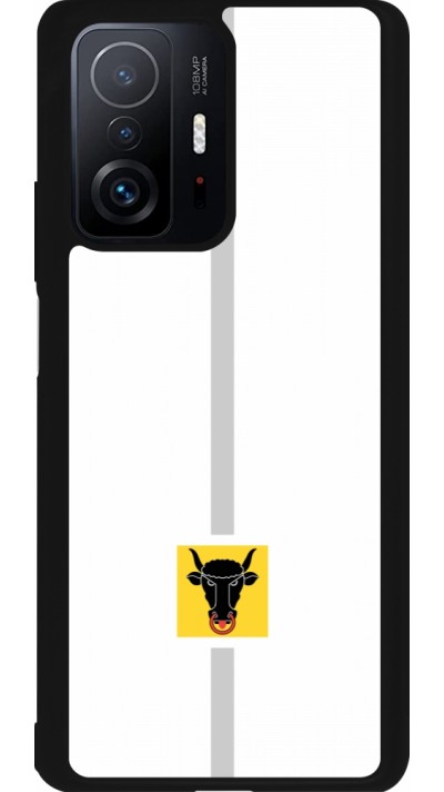 Xiaomi 11T Case Hülle - Silikon schwarz Kanton UR weiss