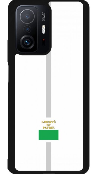 Xiaomi 11T Case Hülle - Silikon schwarz Kanton VD weiss