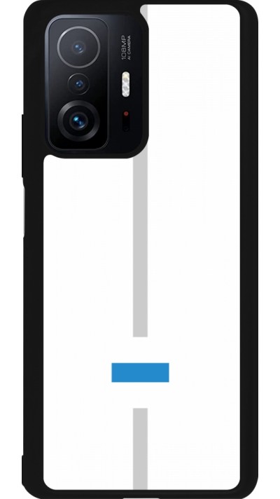 Xiaomi 11T Case Hülle - Silikon schwarz Kanton ZG weiss