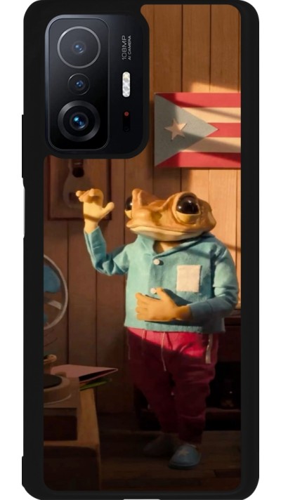 Coque Xiaomi 11T - Silicone rigide noir Dancing frog DTMF
