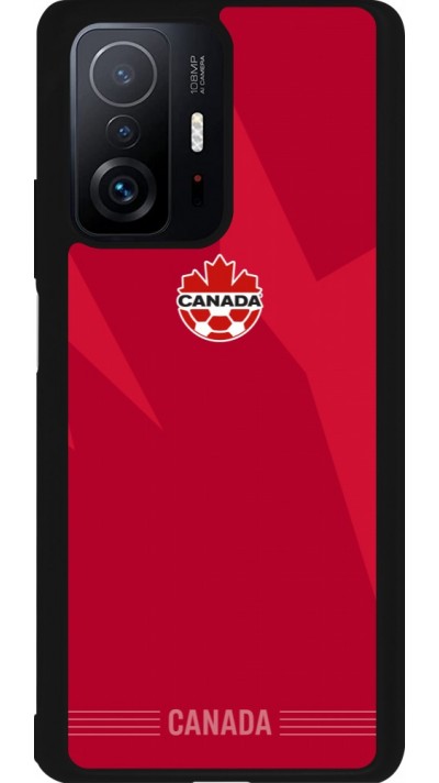 Coque Xiaomi 11T - Silicone rigide noir Maillot de football Canada 2026 personnalisable
