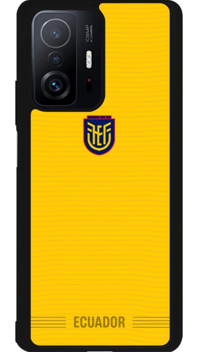 Coque Xiaomi 11T - Silicone rigide noir Maillot de football Équateur 2026 personnalisable