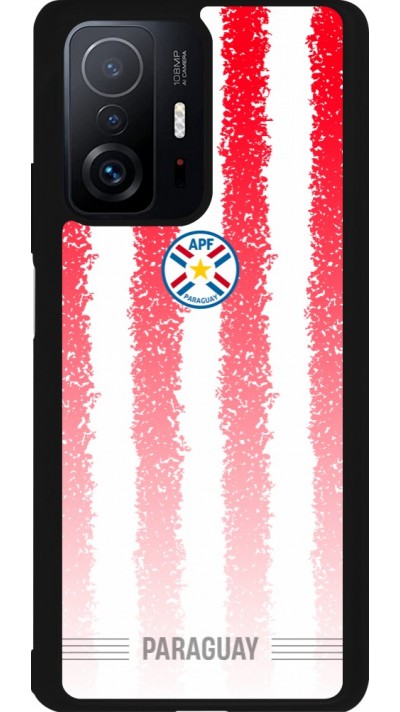 Coque Xiaomi 11T - Silicone rigide noir Maillot de football Paraguay 2026 personnalisable
