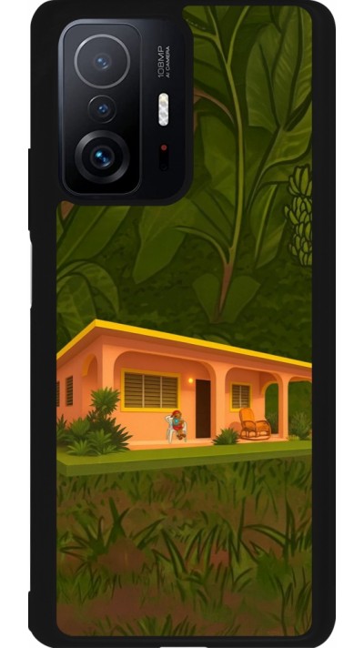 Coque Xiaomi 11T - Silicone rigide noir Benitos house DTMF